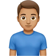 Blue T shirt  sticker