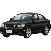Black car sticker