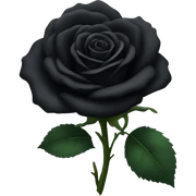 black rose sticker