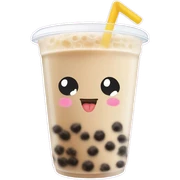 Bubble tea sticker