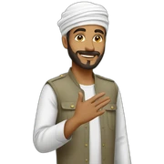 Salute muslim sticker
