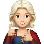Rhaenyra thumbs up sticker