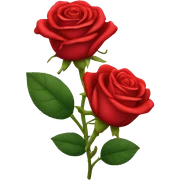 red roses sticker