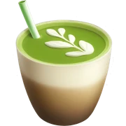 matcha latte sticker