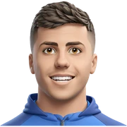 smiling boy in blue shirt sticker