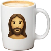 jesus coffee cup sticker
