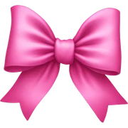 pink bow sticker