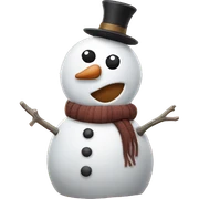 snowman in the desert sticker