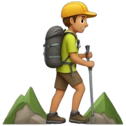 hiking sticker