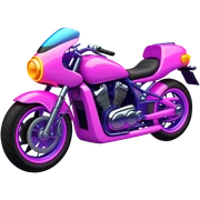 Neon motorcycle sticker