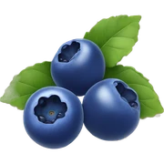 Blueberry sticker