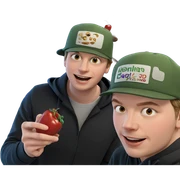 boys enjoying food together sticker