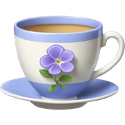 Periwinkle teacup  sticker