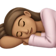 Ariana Grande sleeping sticker