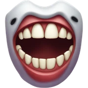 Vampire teeth sticker