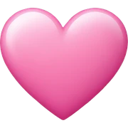pink heart sticker