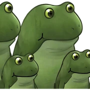 Frog army castle sticker