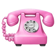 Pink phone sticker