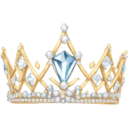 diamond tiara crown sticker