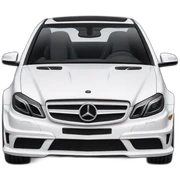 White car brabus sticker