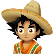 Mexican goku sticker