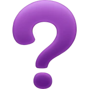 Question mark sticker
