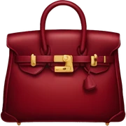  Dark red Birkin bag sticker