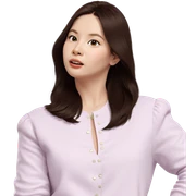 realistic portrait of girl sticker