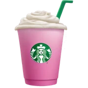 Starbucks pink sticker