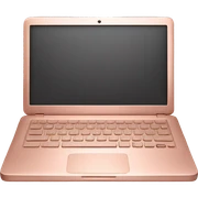 Rose gold laptop sticker