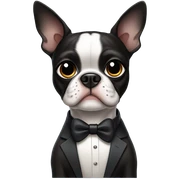 Boston terrier sticker