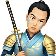 Elegant Samurai sticker