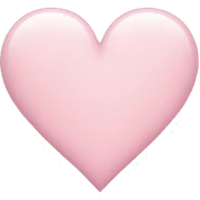 Light pink heart  sticker