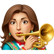 Mariachi Trumpet Player sticker
