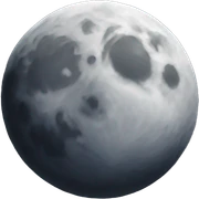 Moon sticker