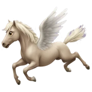 Flying horse  sticker