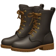 Leather boots sticker