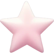 pale pink star sparkle sticker