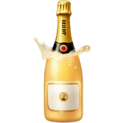 Champagne sticker