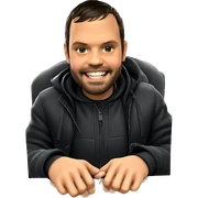 smiling boy in black jacket sticker