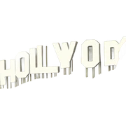 Hollywood sign sticker