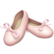 Pale pink ballet shoes sticker