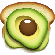 avocado toast  sticker