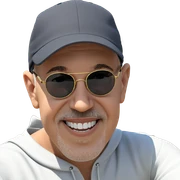 smiling boy in sunglasses sticker