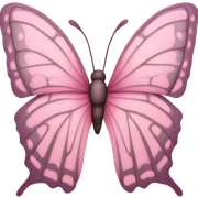 Mariposa pink light  sticker
