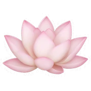 Pale pink lotus sticker