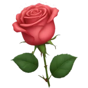 Rose sticker