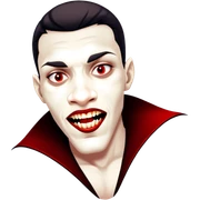 Vampire sticker