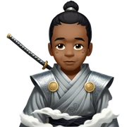 Moonlit Samurai sticker