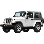 Jeep blanc sticker